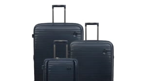 set of three suitcases